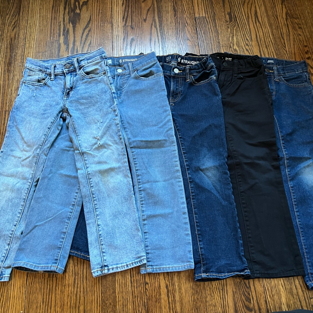 5 Pair of Boys Jeans Size 6